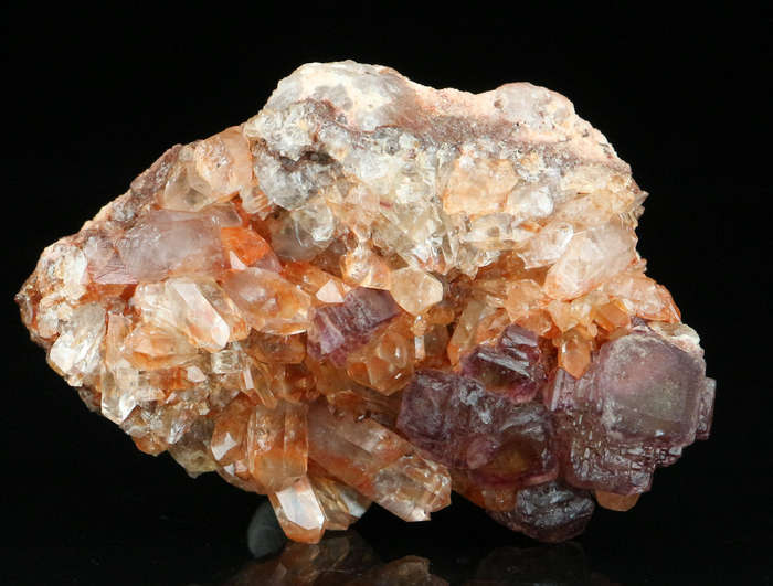 Fluorite on Quartz, Riemvasmaak, Northern Cape, South Africa