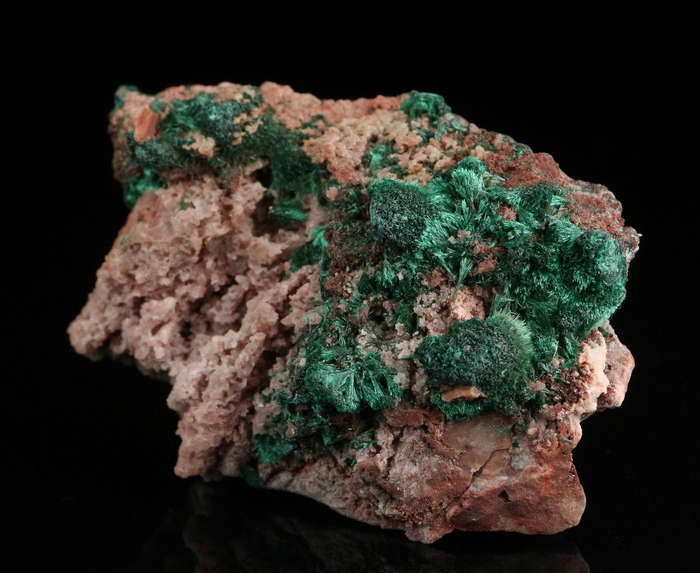 Malachite on Matrix  , Kombat Mine, Namibia