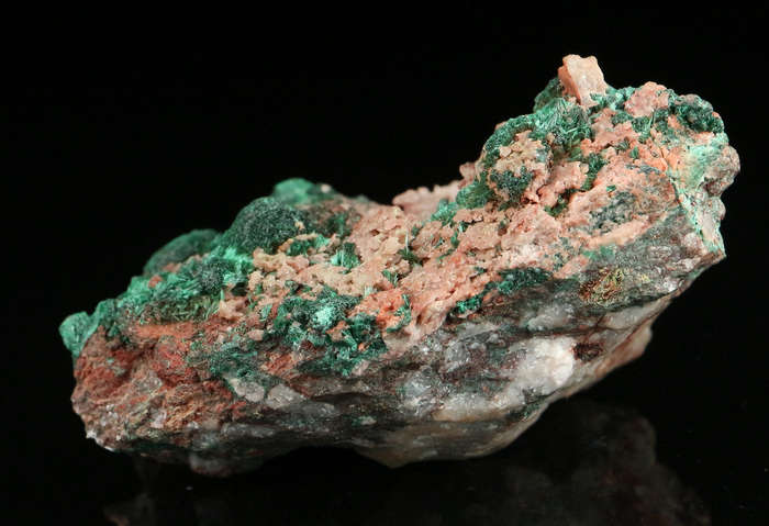 Malachite on Matrix  , Kombat Mine, Namibia