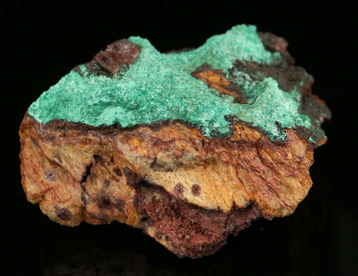 Malachite on Matrix, Skorpion Mine, Karas Region, Namibia