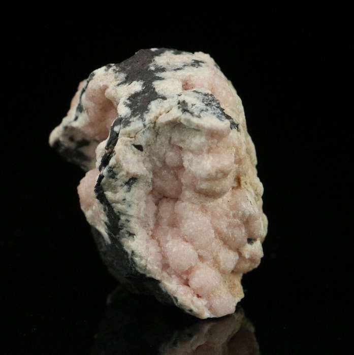Rhodochrosite on Matrix,"N'Chwaning II Mine, Kalahari Manganese Field, Northern Cape, South Africa "