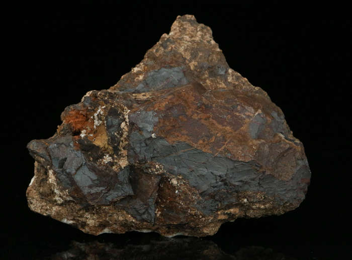 Calcite, Baryte on Matrix,"N'Chwaning II Mine, Kalahari Manganese Field, Northern Cape, South Africa