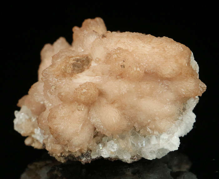 Olmiite & Calcite, "N'Chwaning II Mine, Kalahari Manganese Field, Northern Cape, South Africa "