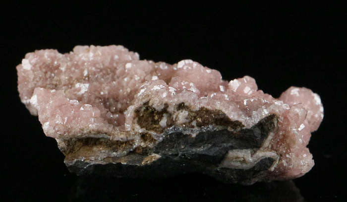 Rhodochrosite on Matrix,"N'Chwaning II Mine, Kalahari Manganese Field, Northern Cape, South Africa "