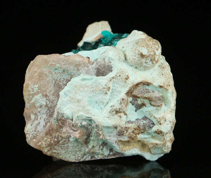 Dioptase on Matrix, Kaokoveld Region, Namibia