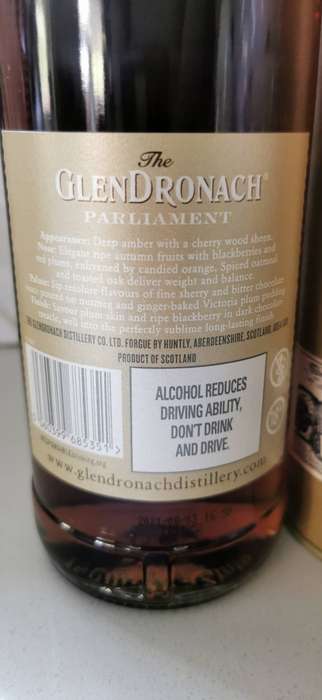 Glendronach 21 Year Old Parliament 750ml