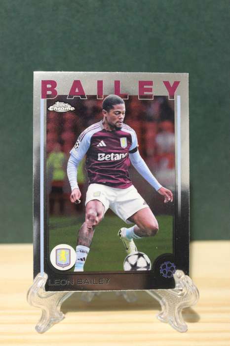 ASTON VILLA LEON BAILEY 2025 Topps Chrome trading card