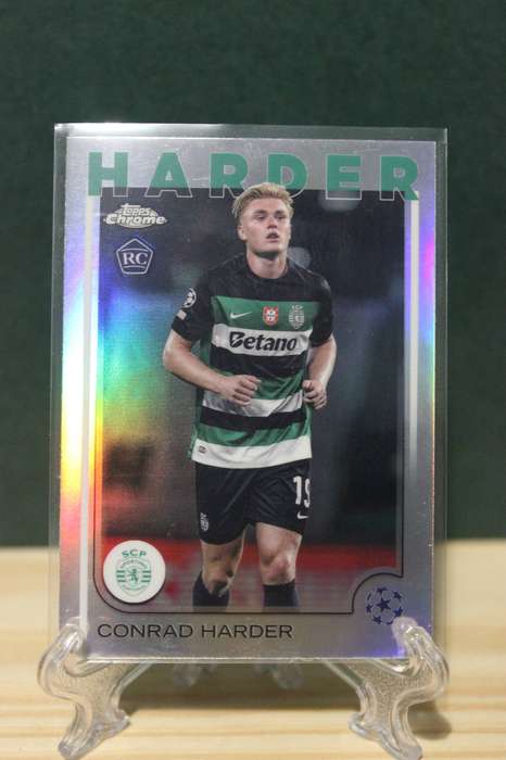 SPORTING CONRAD HARDER ROOKIE CARD 2025 Topps Chrome REFRACTOR trading card
