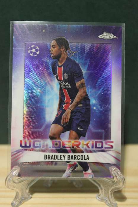 PSG BARCOLA 2025 Topps Chrome WONDERKIDS trading card