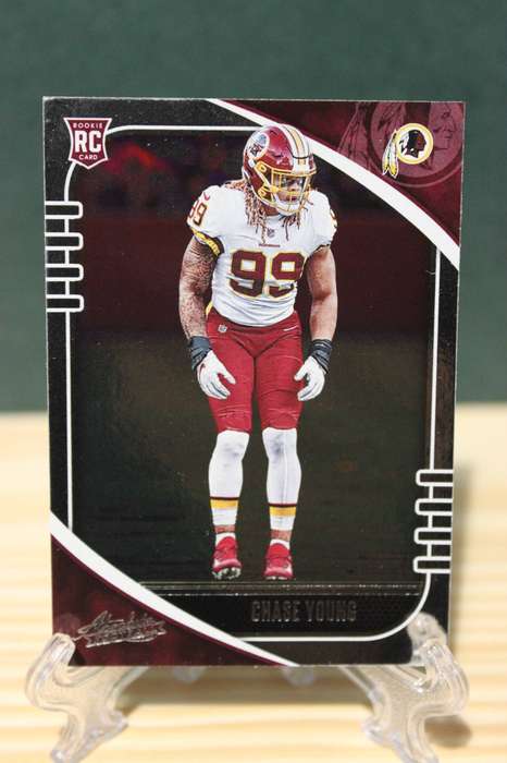 NFL CHASE YOUNG ROOKIE CARD Panini 2020 Absolute Football