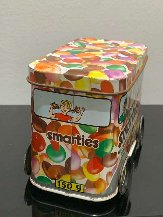 Vintage Collectible Rowntree Smarties Tin  1980s South Africa - Great Condition