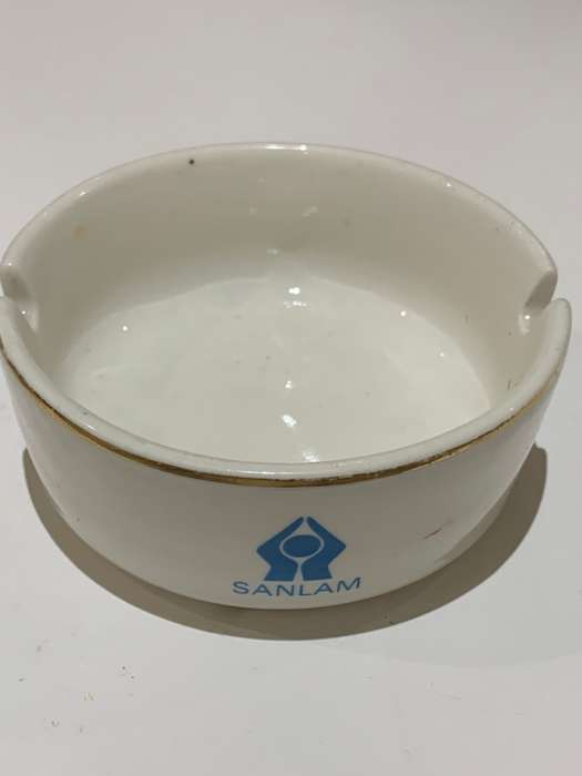 Vintage Corporate Ashtray - Sanlam Bank