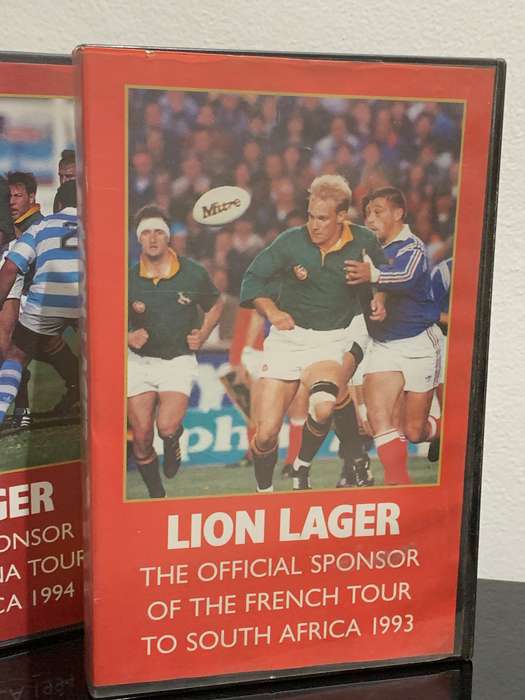 7 x Vintage #Rugby Themed VHS Tapes  80s / 90s Era - Awesome Cover Advertising.