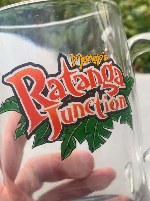 Ratanga Junction - Wildest Place In Africa - Branded Glass Bar Mug - Nostalgia