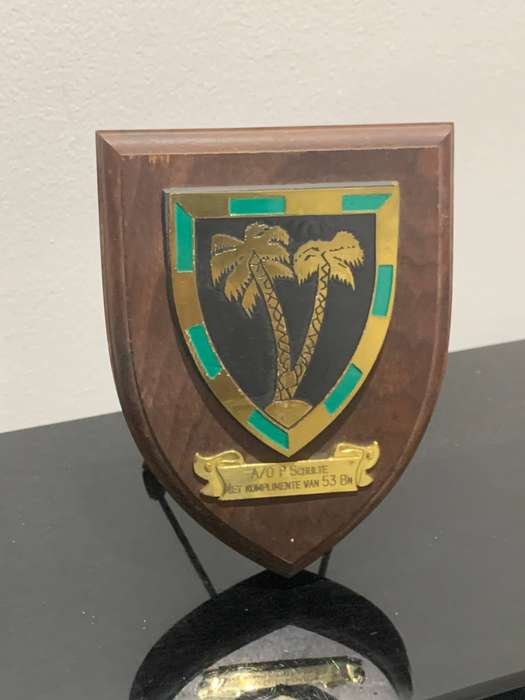 SA Defence Force  Wall Plaque  53 Battalion #Militaria