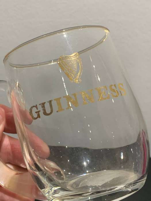 Irish Guinness Pub Paraphernalia - Glass Mug, Bottle Opener, Mini Bottle.