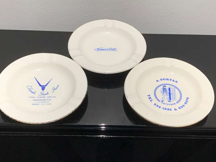 Ashtrays - Old Joburg Eatery Favourites - Colorado SH, Normans Grill, A.Portas  Nostalgia