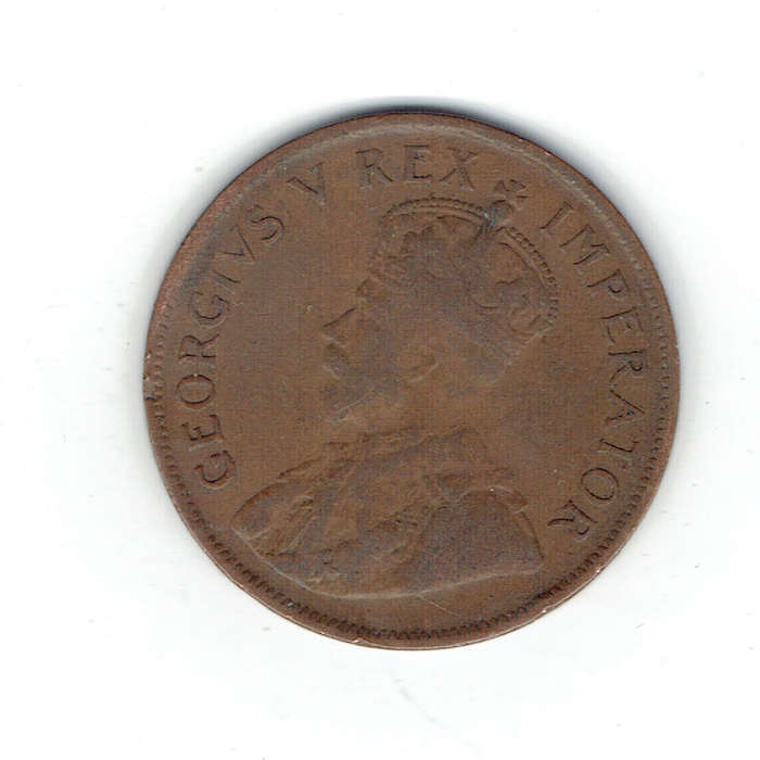 1926 Union of S A 1 Penny in F+ grade