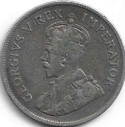 1928 UNION of S A Halfcrown 80% silver in F+ grade