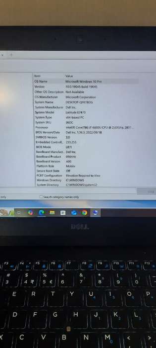 Dell Latitude E7470 i7 6th gen with Dell docking station