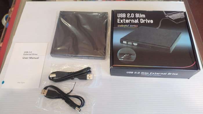 USB 2.0 Slim External Drive
