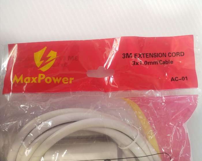 MaxPower 3M Extension Cord