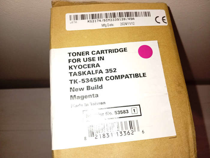 Kyocera Taskalfa 352 / 352ci / 352iTK-5345M CompatibleNew Build Magenta(KATUN)
