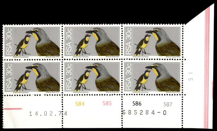 RSA 1974/02/14 2nd Definitive issue 30c Control Blocks
