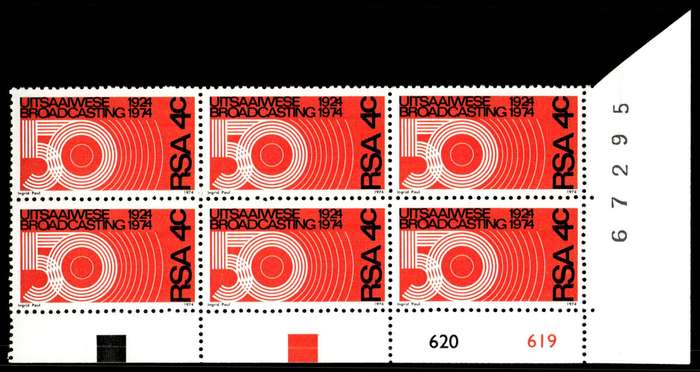 RSA 1974/07/13 50th Anniversary of Broadcasting in S.A. Control Blocks