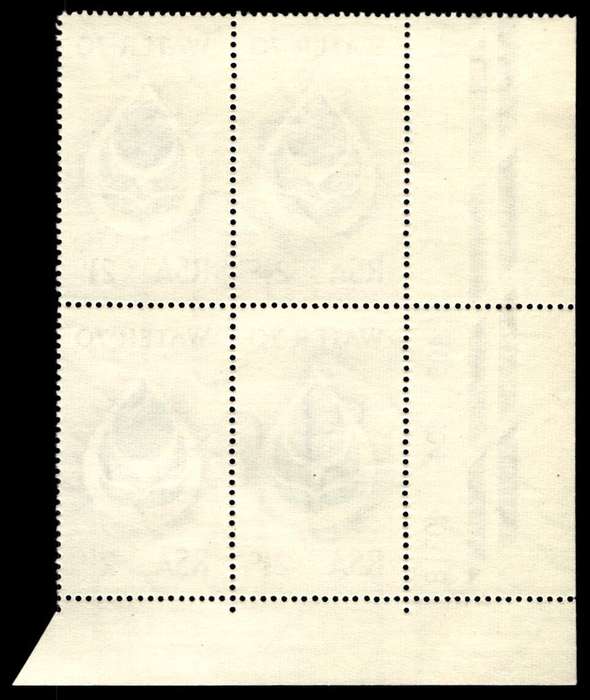 RSA 1970/02/14 Water 70 Campaign Wmk R.S.A 2½c Control Blocks Pane B