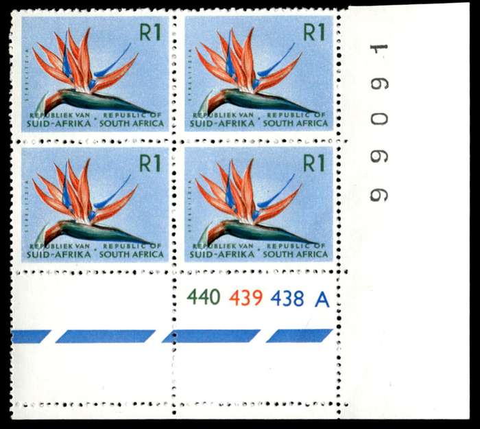 RSA 1971/03 Definitive Issue R1 Cyl. No 440 439 438A Control Blocks