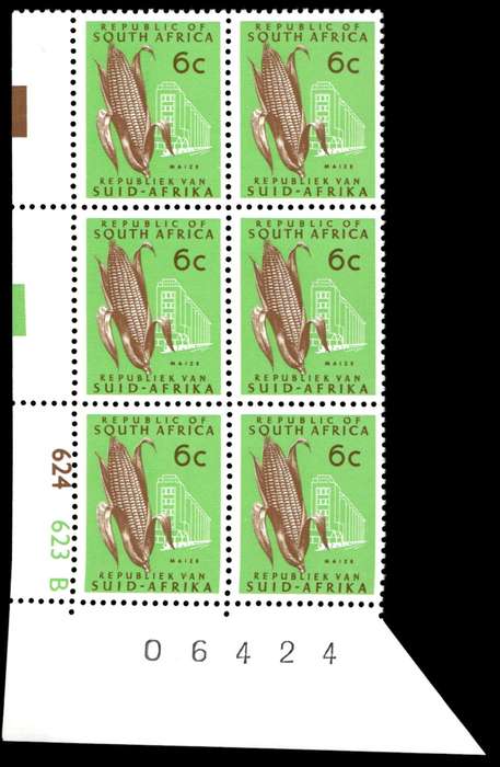 RSA 1974/07/22 Definitive Issue 6c Cyl. No 624 623B