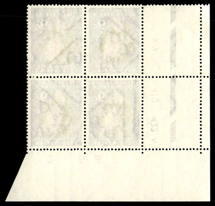 RSA 1972/03 Definitive Issue 9c Cyl. No 409 410 422A
