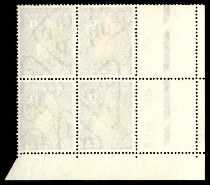 RSA 1972/03 Definitive Issue 9c Cyl. No 409 410 422B