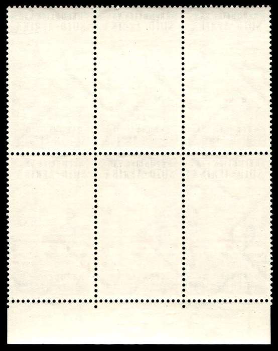 RSA 1963/08/30 Centenary of Red Cross 2½c *6 stamps