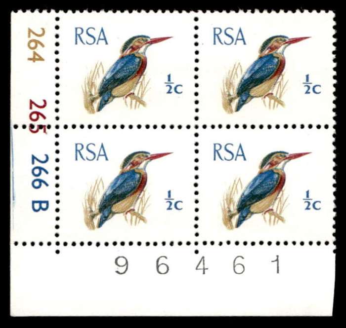 RSA 1969/02 New Design of ½c Cyl No 264 265 266B