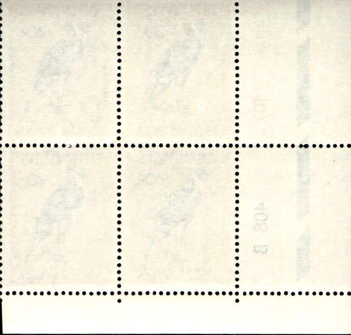 RSA 1971/11 Definitive Issue 20c Cyl. No 406 407 408B