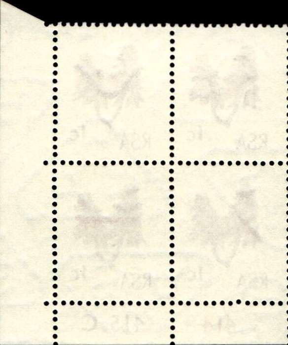 RSA 1969/01 New Design of 1c Cyl No 414 415C