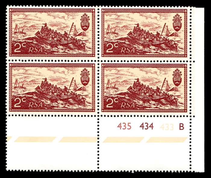 RSA 1971/05/31 10th Anniversary of the Republic of S.A. Cyl No 2c 435 434 433B