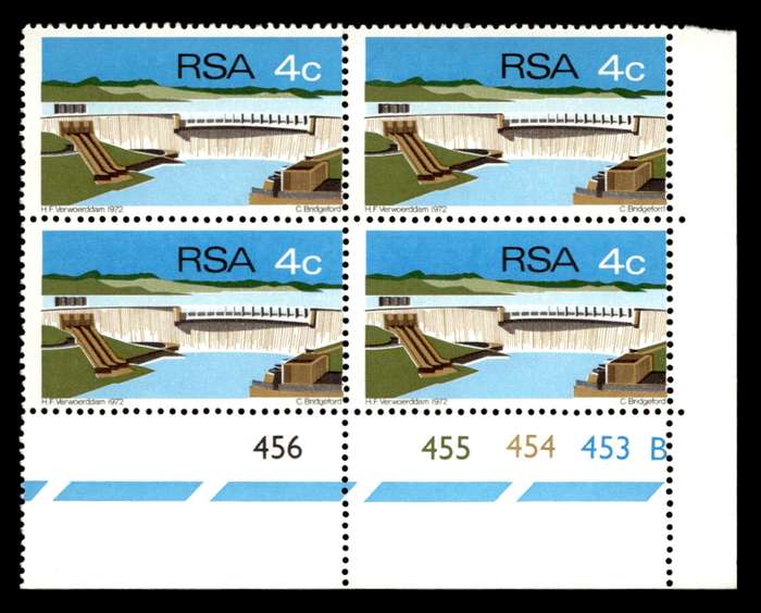 RSA 1972/03/04 Opening of Hendrik Verwoerd Dam 4c Cyl No 456 455 454 453B