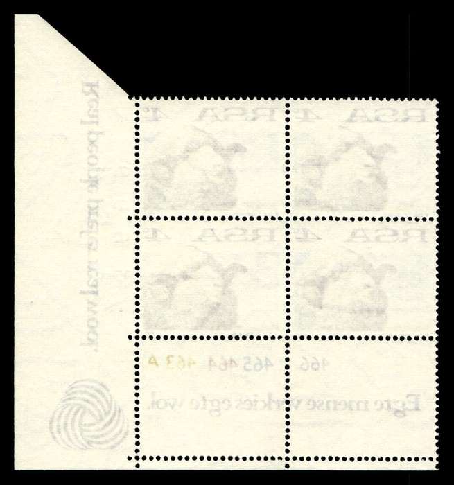 RSA 1972/05/15 Interim Definitives 4c Cyl No 466 465 464 463A