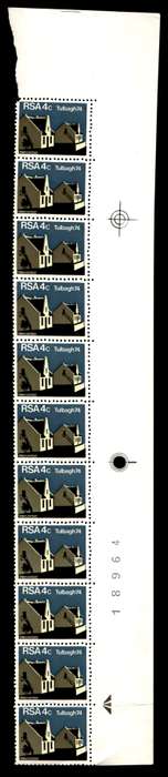 RSA 1974/03/14 Restoration of Tulbagh 4c *11 stamps Arrow block