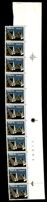 RSA 1974/03/14 Restoration of Tulbagh 4c *11 stamps Arrow block