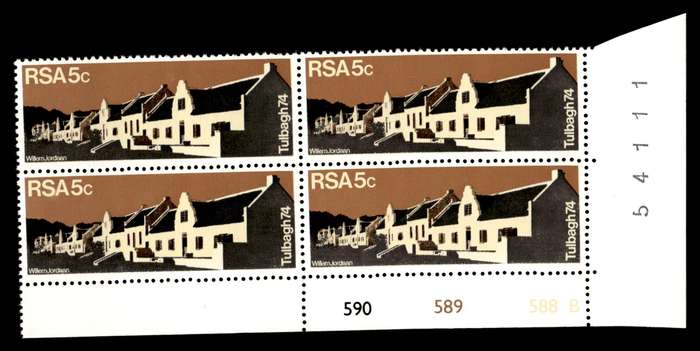 RSA 1974/03/14 Restoration of Tulbagh 5c Cyl No 590 589 588B