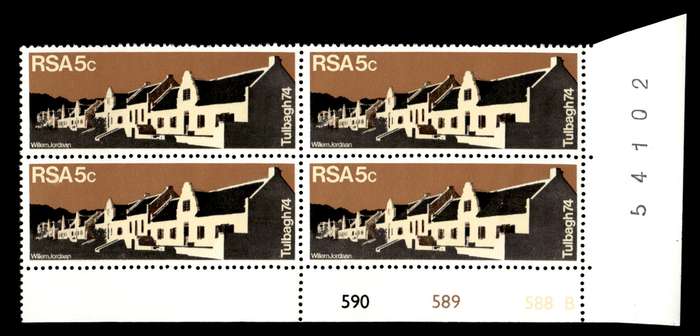 RSA 1974/03/14 Restoration of Tulbagh 5c Cyl No 590 589 588B