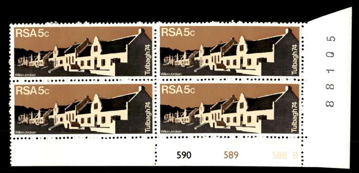 RSA 1974/03/14 Restoration of Tulbagh 5c Cyl No 590 589 588B