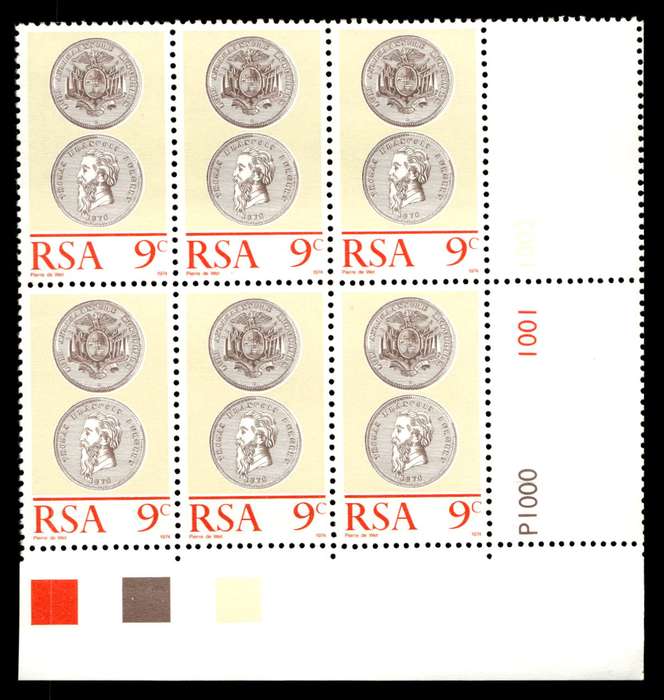 RSA 1974/04/06 5th Numismatic convention and centenary of Burgerspond Control Blocks