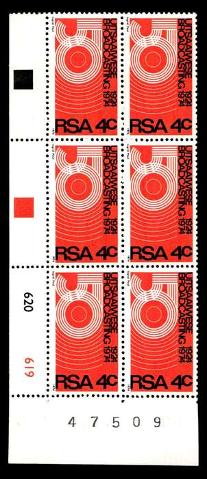RSA 1974/07/13 50th Anniversary of Broadcasting in S.A. Control Blocks