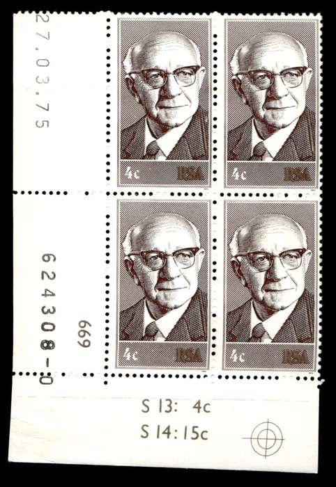 RSA 1975/03/27 Inauguration of State President Dr. Diederichs 4c Control Blocks