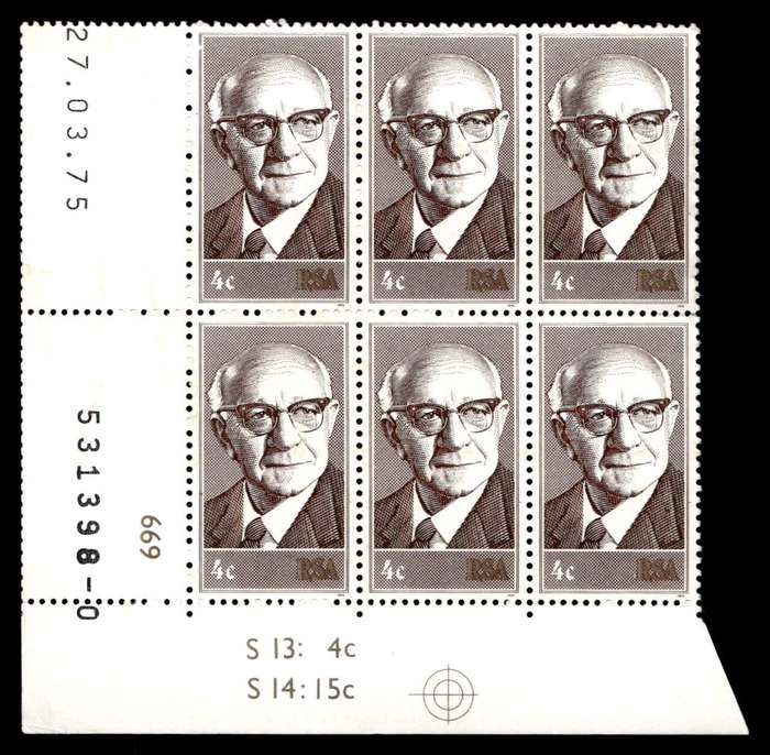 RSA 1975/03/27 Inauguration of State President Dr. Diederichs 4c Control Blocks